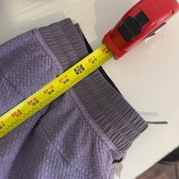 Lululemon Jogger Pants womens XL pink At Ease Textured Active Fitness Gym - Picture 8 of 9